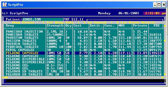 Price lookup Price lookup
